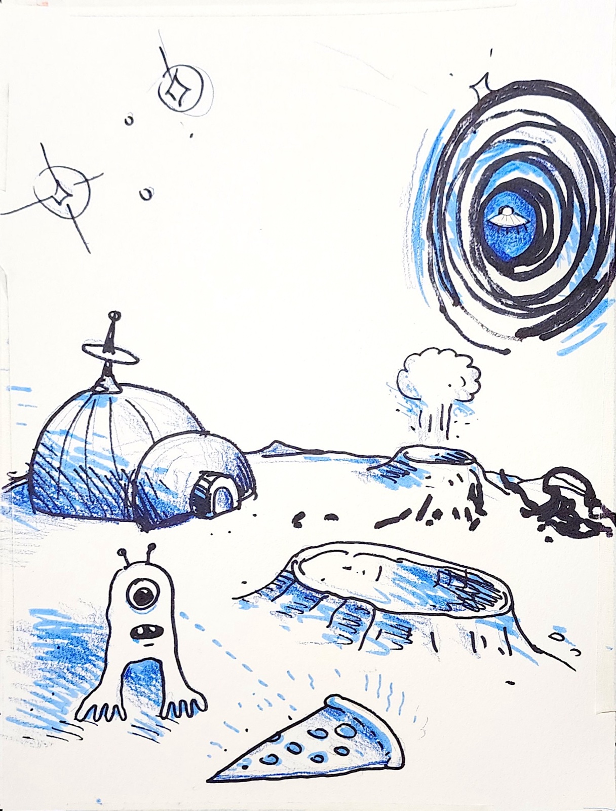 Co-drawing with the physical robot
