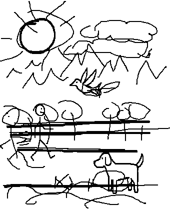 Robot drawing (adversarial)