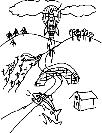 Robot drawing (adversarial)